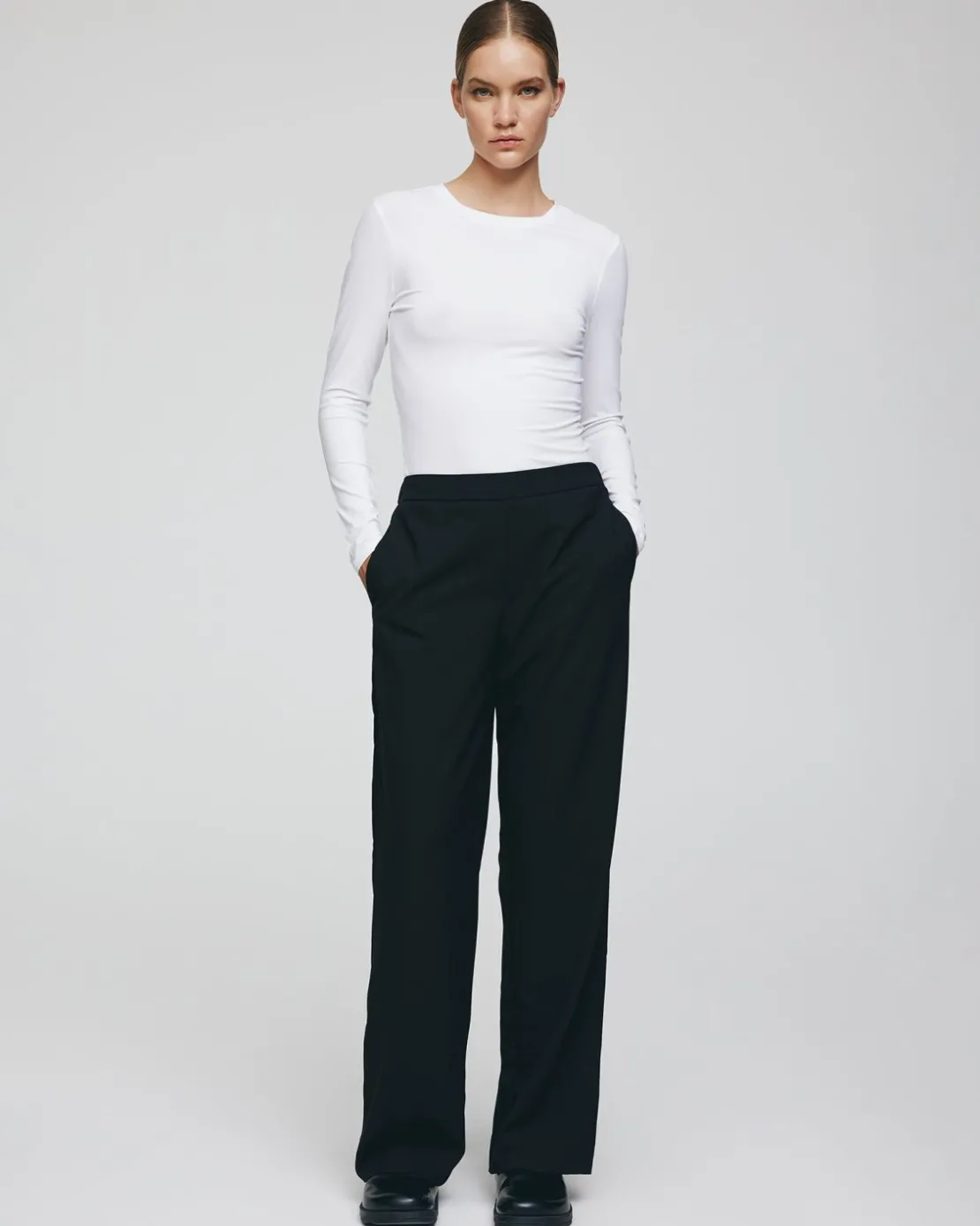 Women MSCH Copenhagen Bottoms | Basics^MSCHChana Straight Pants