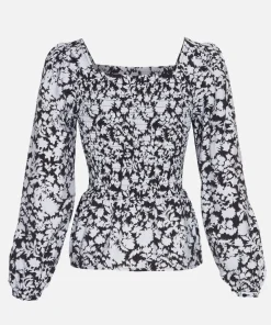 Women MSCH Copenhagen Tops & Tees^MSCHDella Ladonna Smock Top AOP