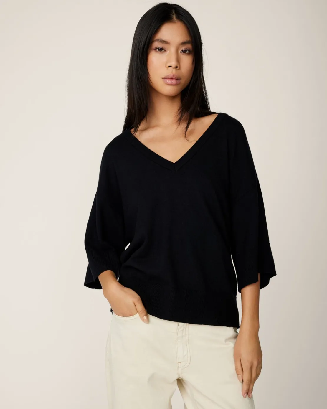 Women MSCH Copenhagen Knitwear^MSCHEslina Rachelle 2/4 V Pullover