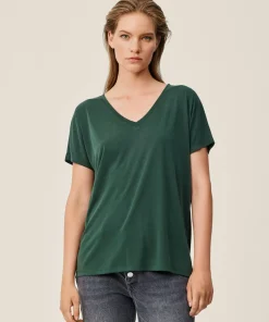 Women MSCH Copenhagen Tops & Tees^MSCHFenya Modal V Neck Tee