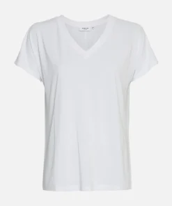 Women MSCH Copenhagen Tops & Tees | Basics^MSCHFenya Modal V Neck Tee