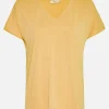 Women MSCH Copenhagen Tops & Tees | Basics^MSCHFenya Modal V Neck Tee