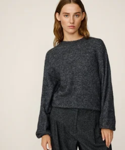 Women MSCH Copenhagen Knitwear | Basics^MSCHFestina Hope Balloon O Pullover