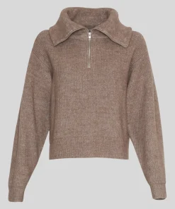 Women MSCH Copenhagen Knitwear^MSCHGytta Zip Pullover