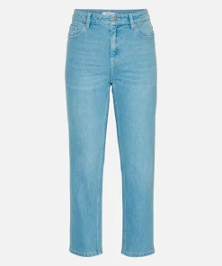 Women MSCH Copenhagen Bottoms | Denim^MSCHKiea Ada Slim Cropped Jeans