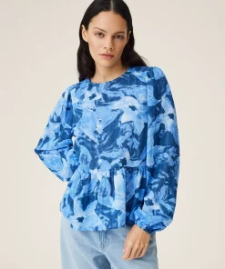 Women MSCH Copenhagen Tops & Tees^MSCHLaurisia Peplum Top AOP