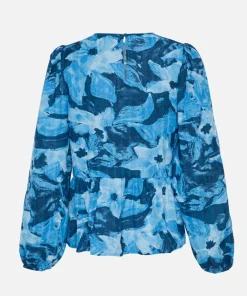 Women MSCH Copenhagen Tops & Tees^MSCHLaurisia Peplum Top AOP