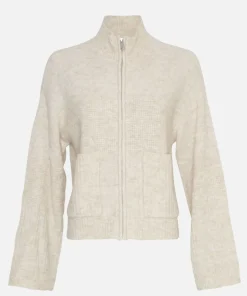 Women MSCH Copenhagen Knitwear | Wool^MSCHLediona Hope Zip Cardigan
