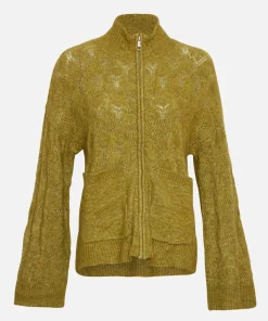 Women MSCH Copenhagen Knitwear | Wool^MSCHLessine Hope Zip Cardigan