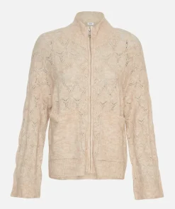 Women MSCH Copenhagen Knitwear | Wool^MSCHLessine Hope Zip Cardigan