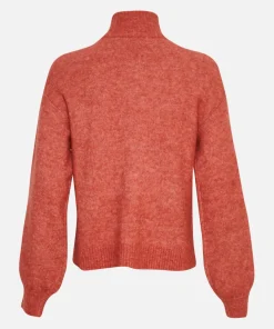 Women MSCH Copenhagen Knitwear | Wool^MSCHLessine Hope Zip Pullover