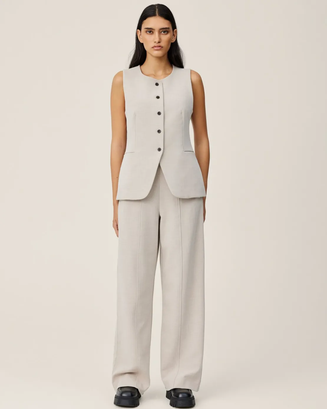 Women MSCH Copenhagen Bottoms^MSCHMirabelle Michelle HW Pants