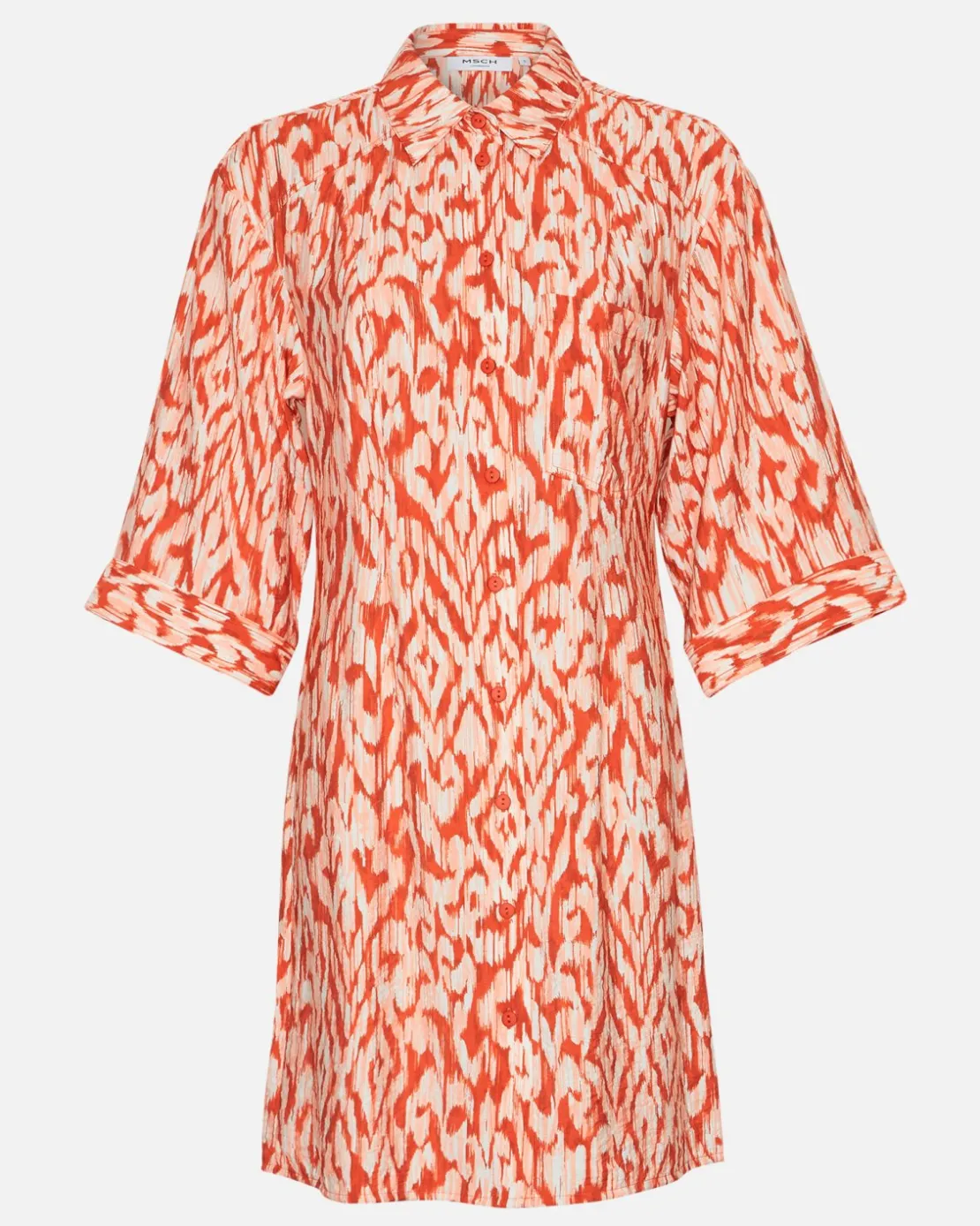 Women MSCH Copenhagen Dresses & Jumpsuits^MSCHOrlena Ladonna 3/4 Shirt Dress AOP