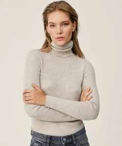 Women MSCH Copenhagen Knitwear | Wool^MSCHRigmor Avalina Rib R Pullover
