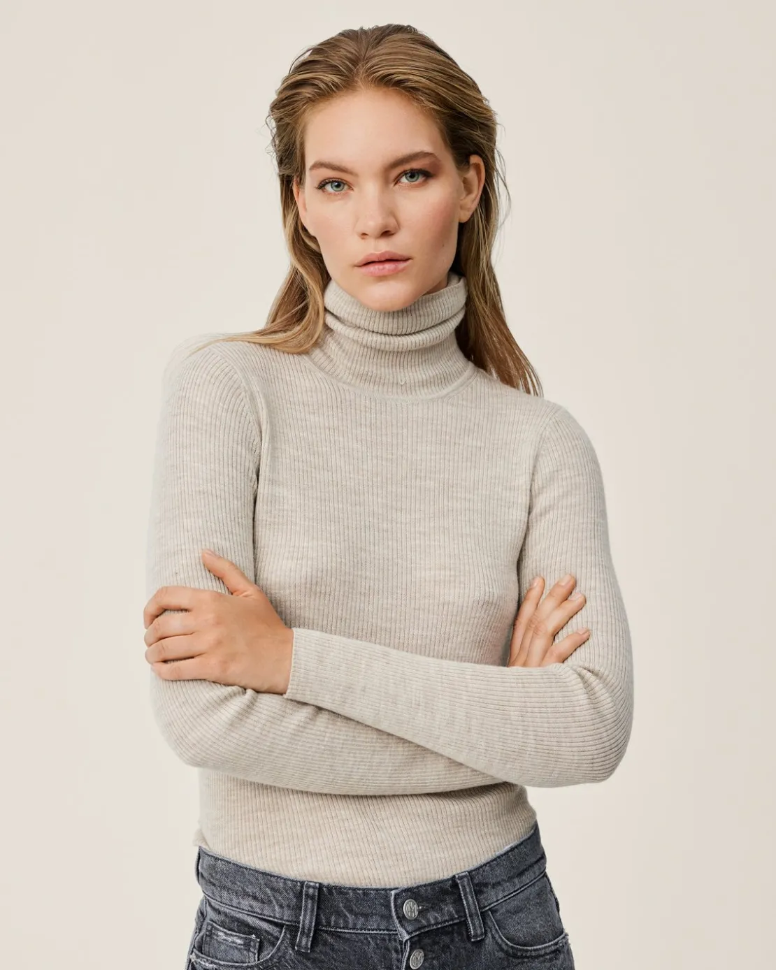 Women MSCH Copenhagen Knitwear | Wool^MSCHRigmor Avalina Rib R Pullover