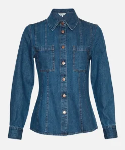 Women MSCH Copenhagen Shirts & Blouses | Denim^MSCHSophine Emma Shirt