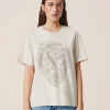 Women MSCH Copenhagen Tops & Tees^MSCHThe War Logan Print Tee