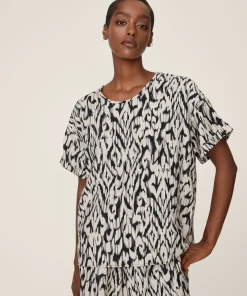 Women MSCH Copenhagen Tops & Tees^MSCHVlora SS Top AOP