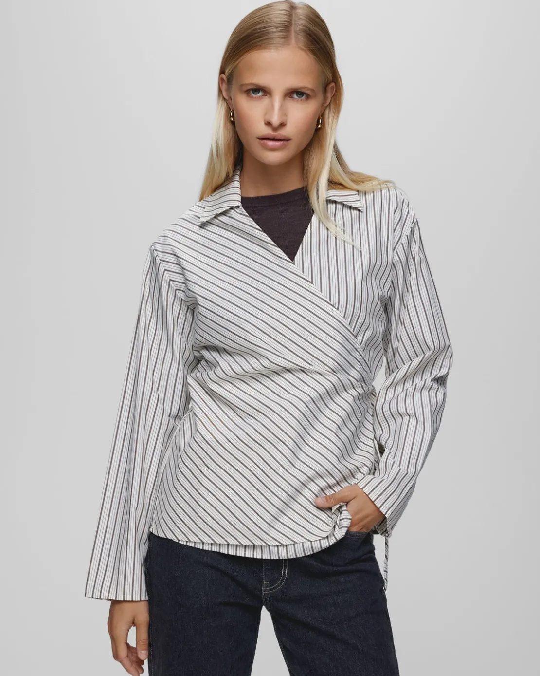 Women MSCH Copenhagen Tops & Tees^MSCHZenika Wrap Top STP