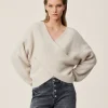 Women MSCH Copenhagen Knitwear | Wool^MSCHZinelle Hope Wrap Pullover