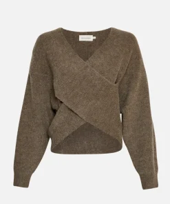 Women MSCH Copenhagen Knitwear | Wool^MSCHZinelle Hope Wrap Pullover