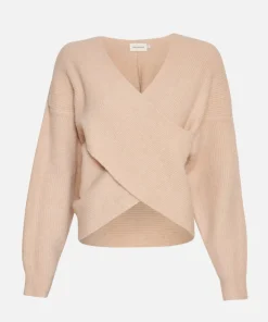 Women MSCH Copenhagen Knitwear | Wool^MSCHZinelle Hope Wrap Pullover